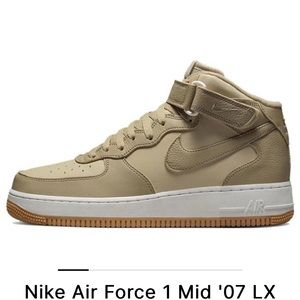 BRAND NEW. Size 11 men’s. Nike Air Force 07 LX limestone sneakers